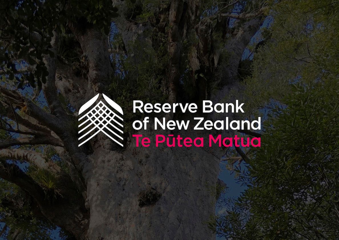 RBNZ logo in front of a tree