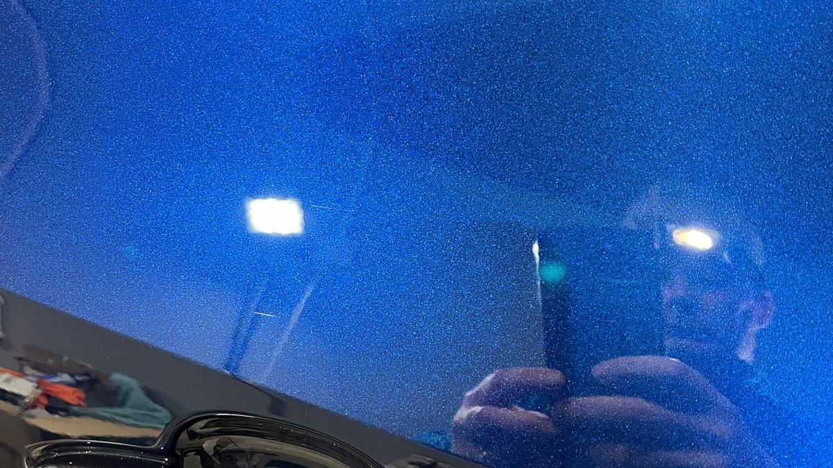 Bz4X paint after machine polishing 