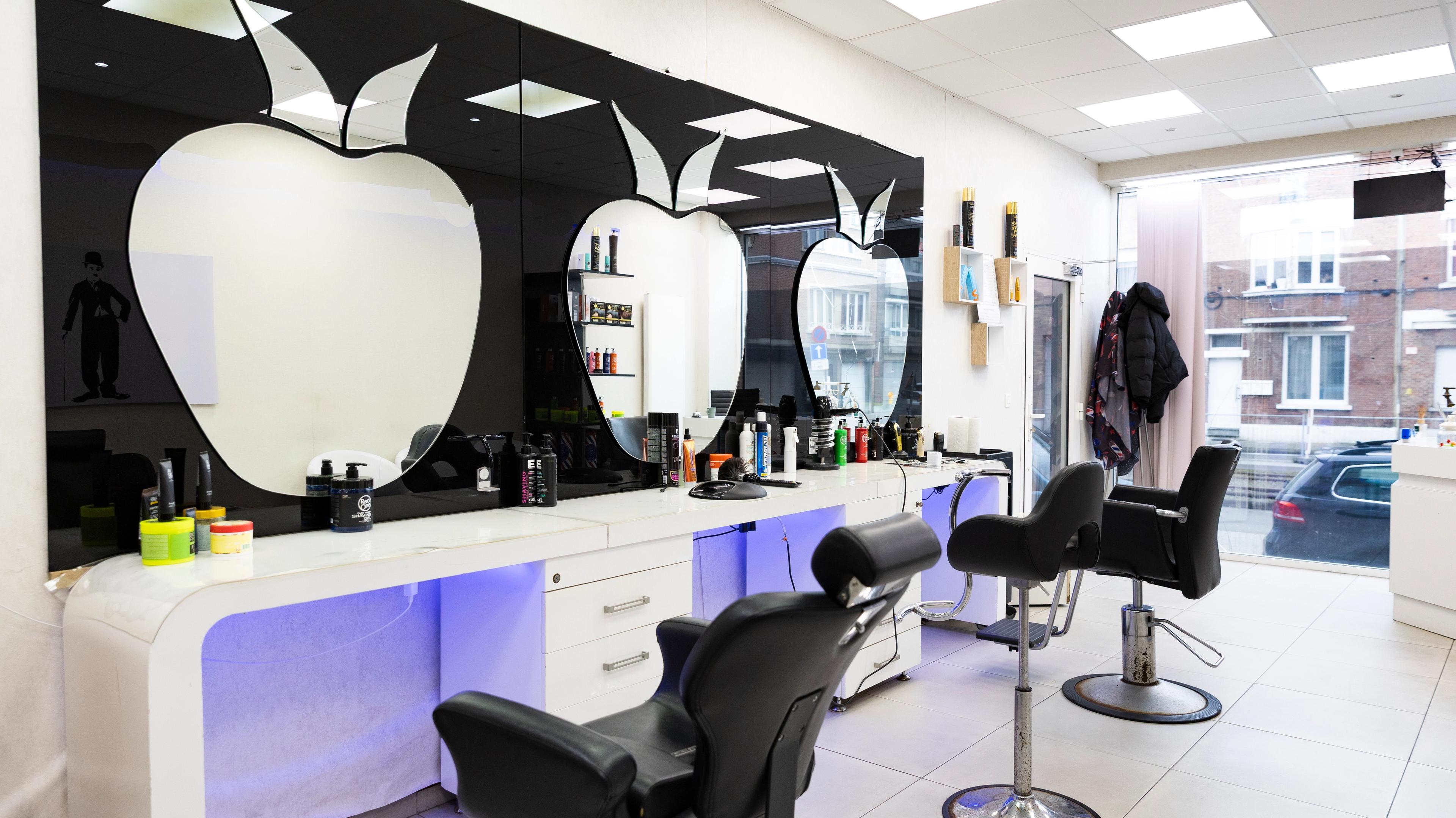 Kapper en barber foto