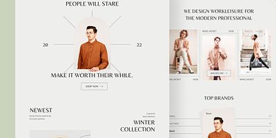 ecommerce landing page