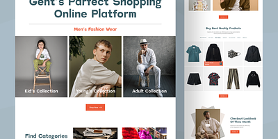 ecommerce landing page