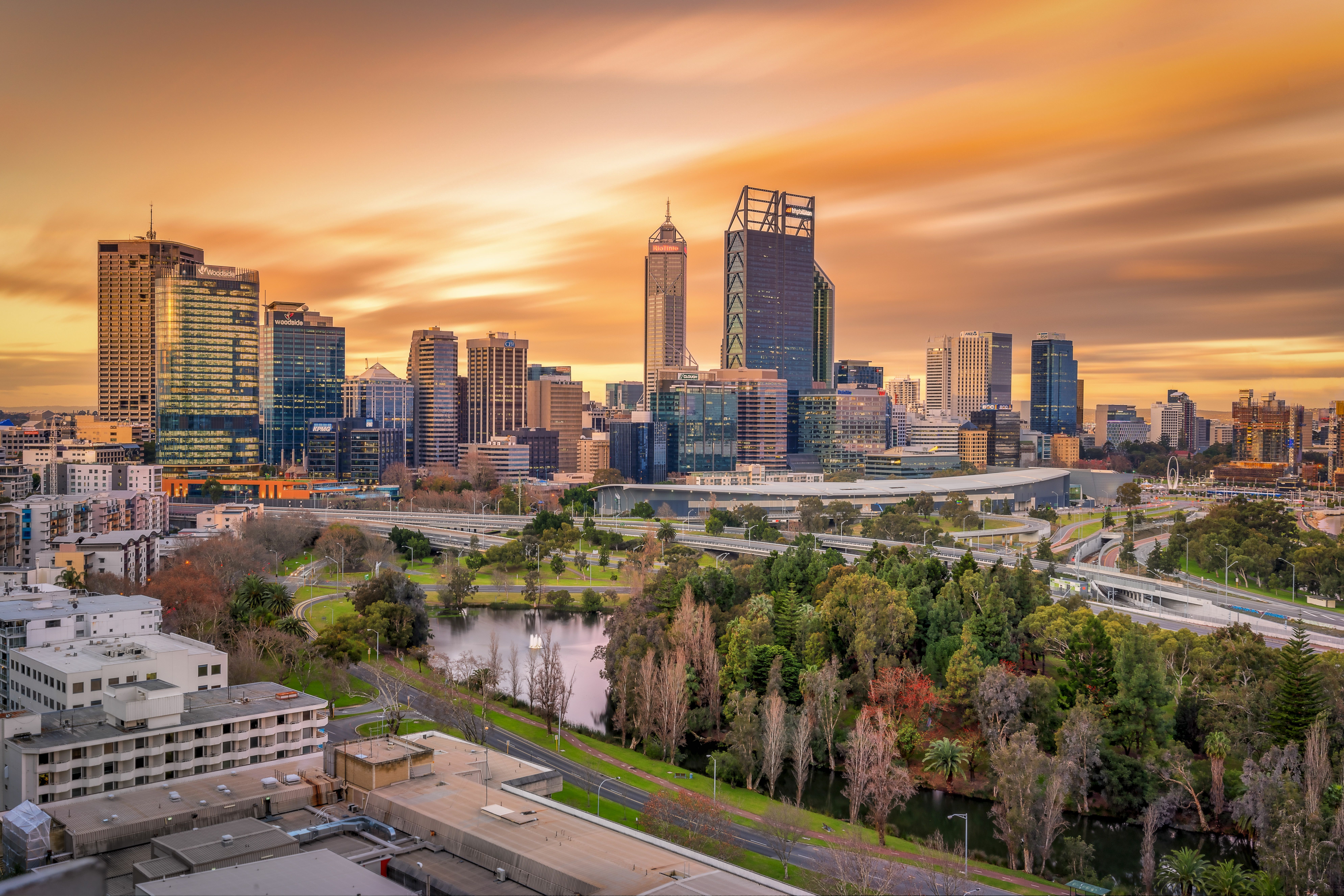Perth City Skyline