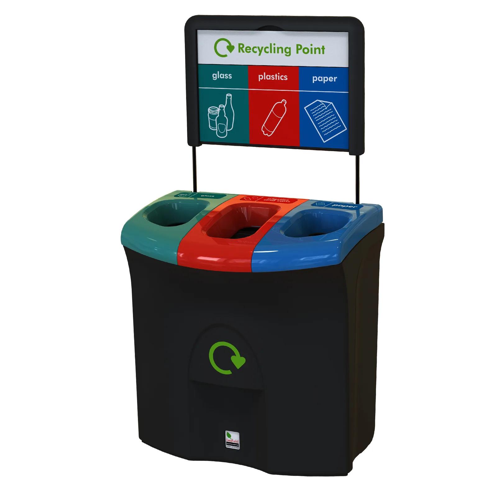 Leafield Meridian office recycling bin
