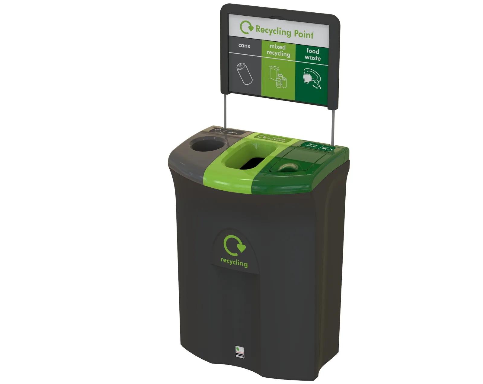 Leafield Meridian office recycling bin