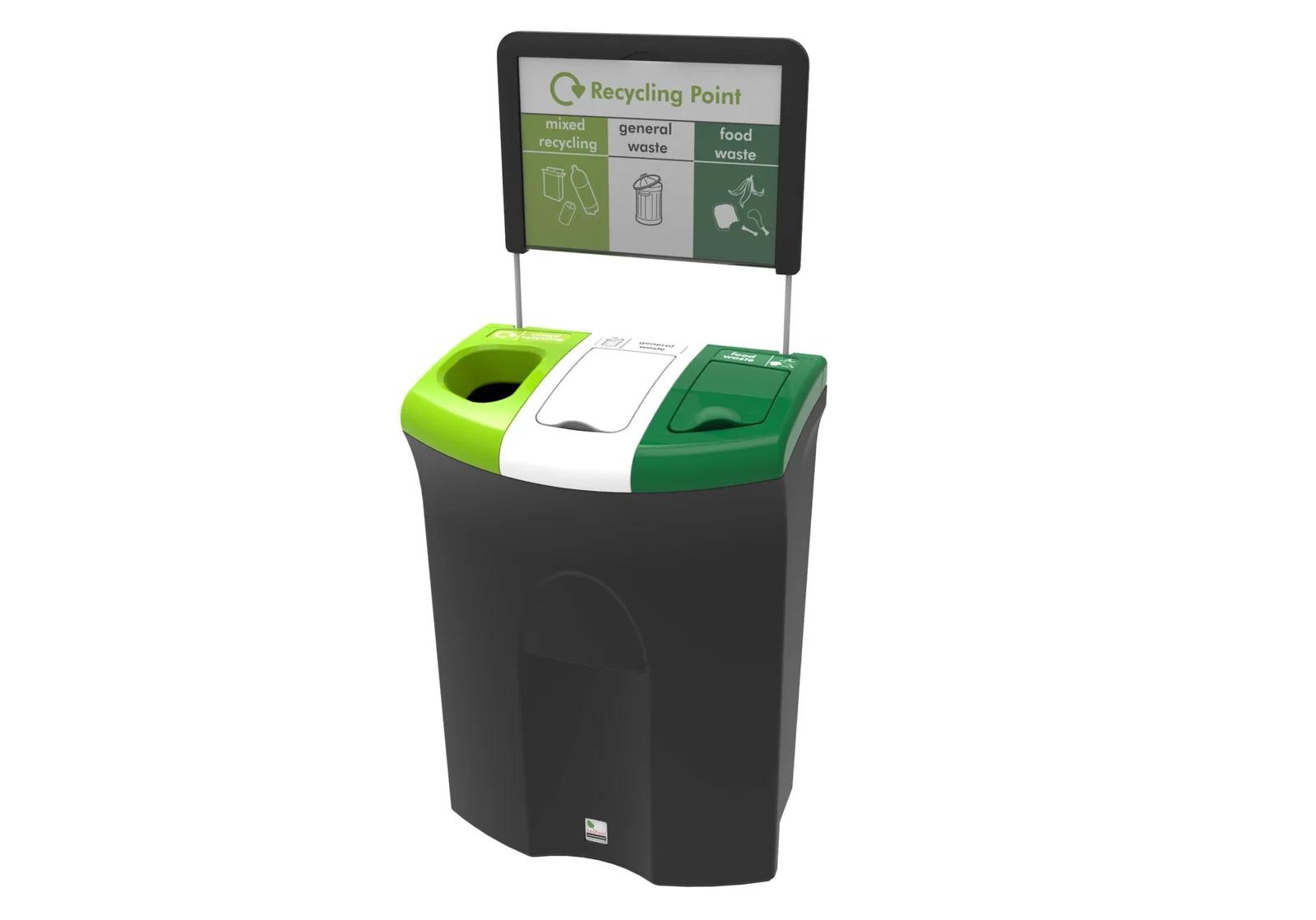 Leafield Meridian office recycling bin