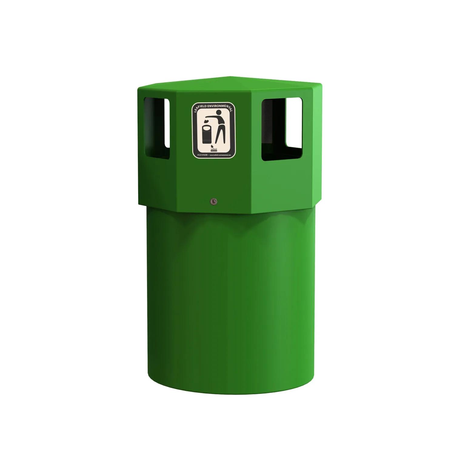 Leafield Octaplus Maxi Litter Bin