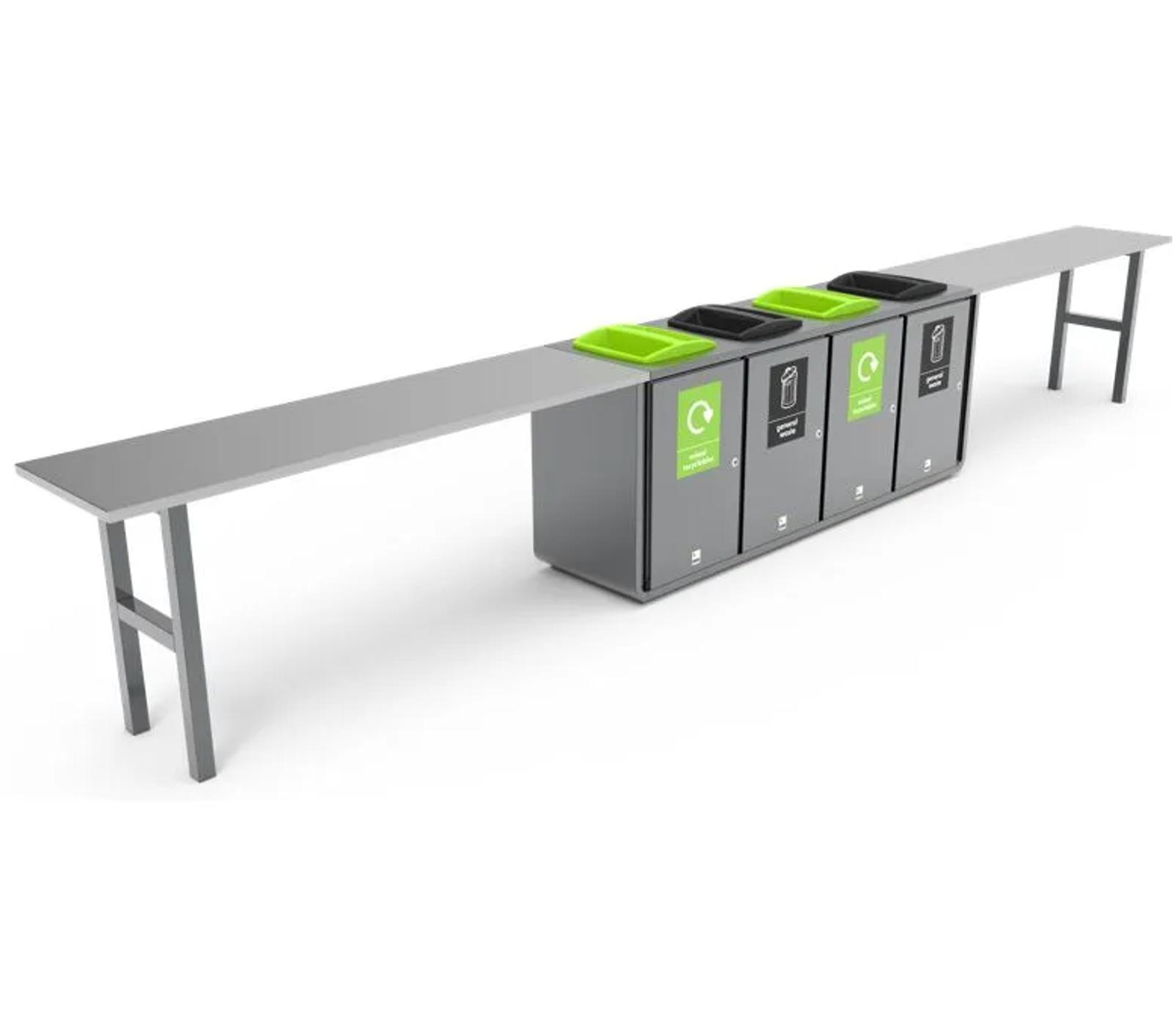 Leafield Constellation Metal Recycling Bin Range