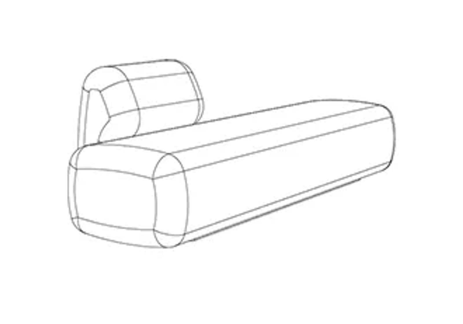 Model: BACKLESS BENCH WITH SMALL BACKREST