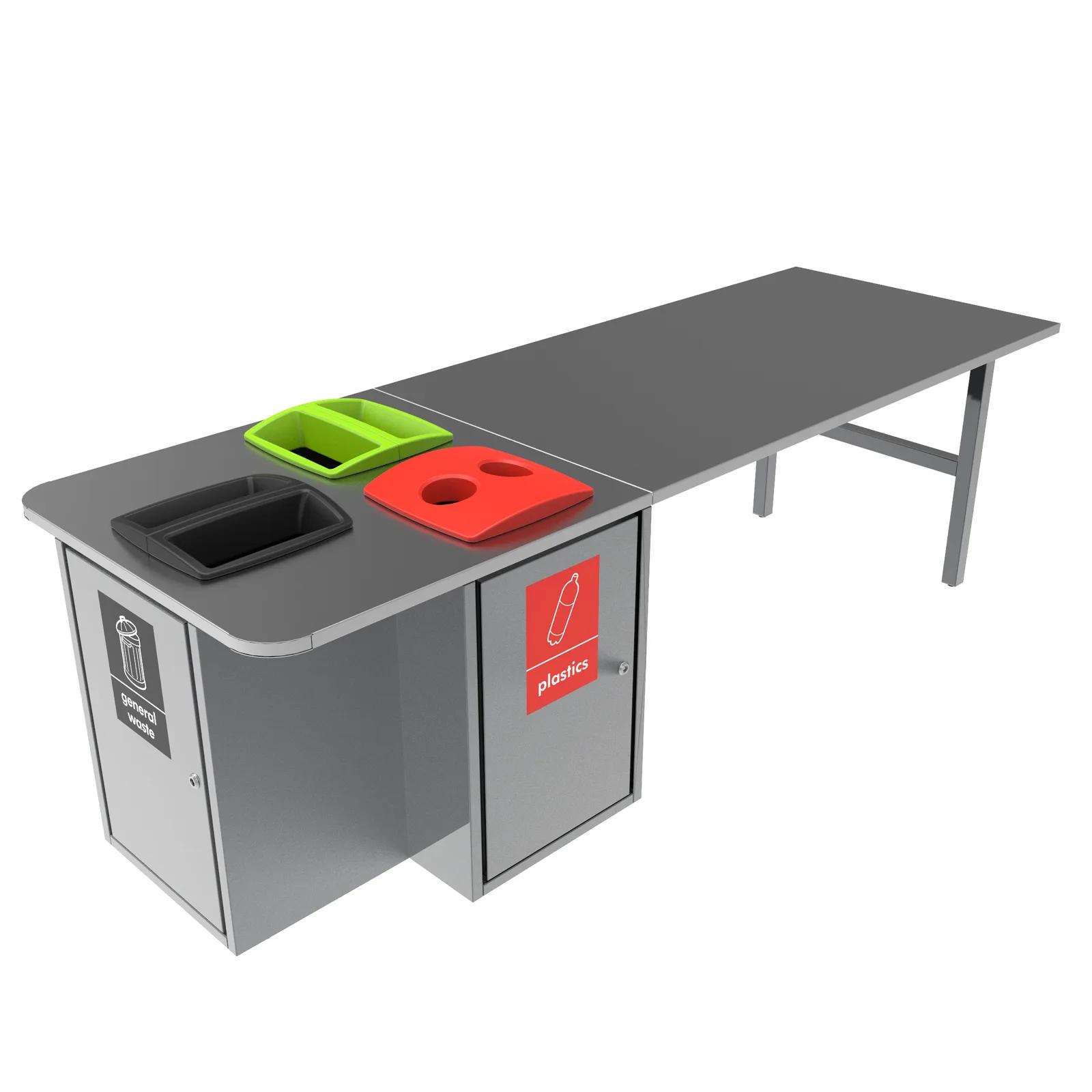 Leafield Constellation Metal Recycling Bin Range