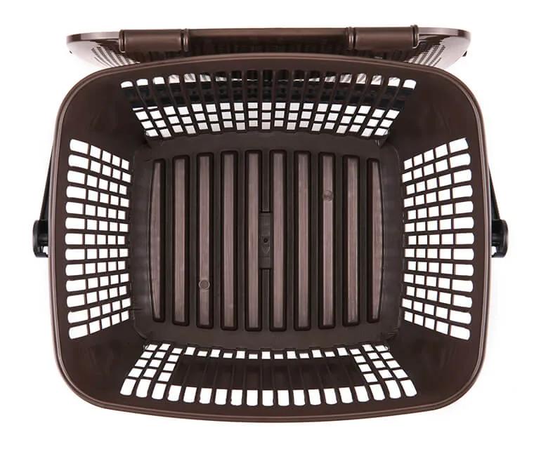 Thanks to the longitudinal ribs on the sides as well as the raised base with its projecting elements, the bag is lifted from the bottom to allow the passage of air which dries any waste liquid.
