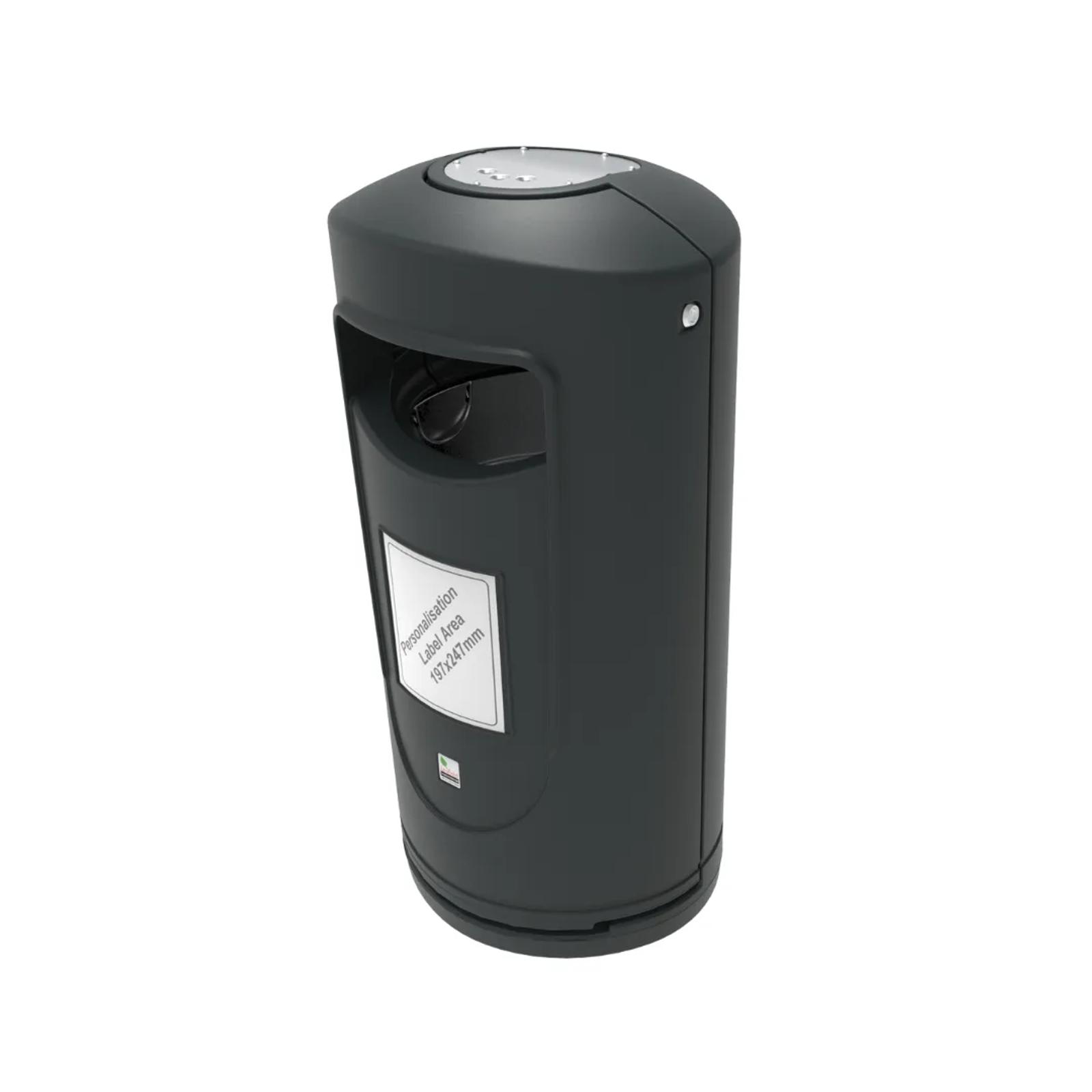 Consort Oval front door opening litter bin 6