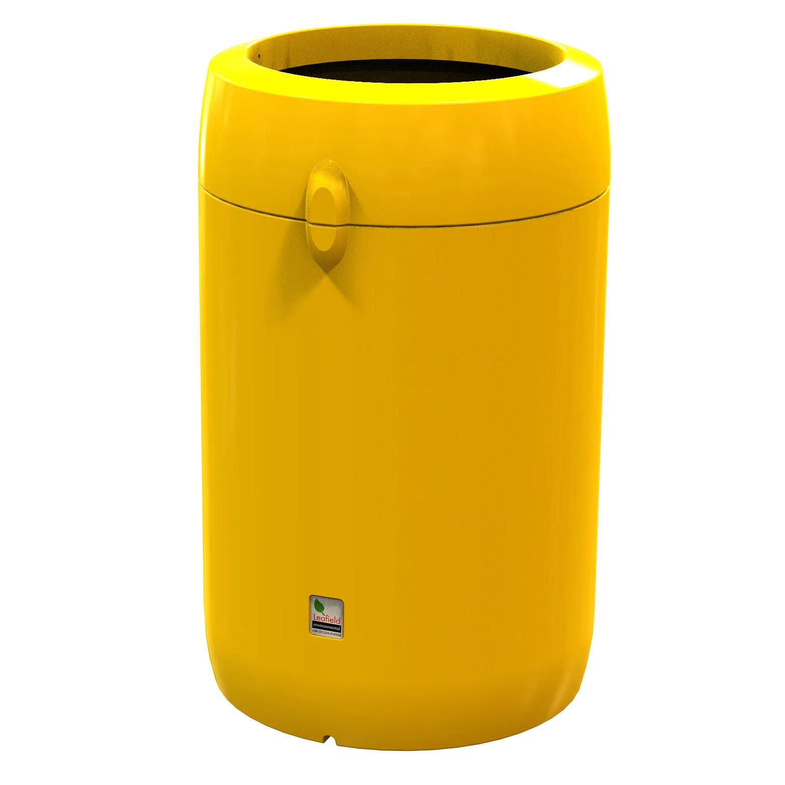 Leafield Viscount Hooded Street Litter Bin