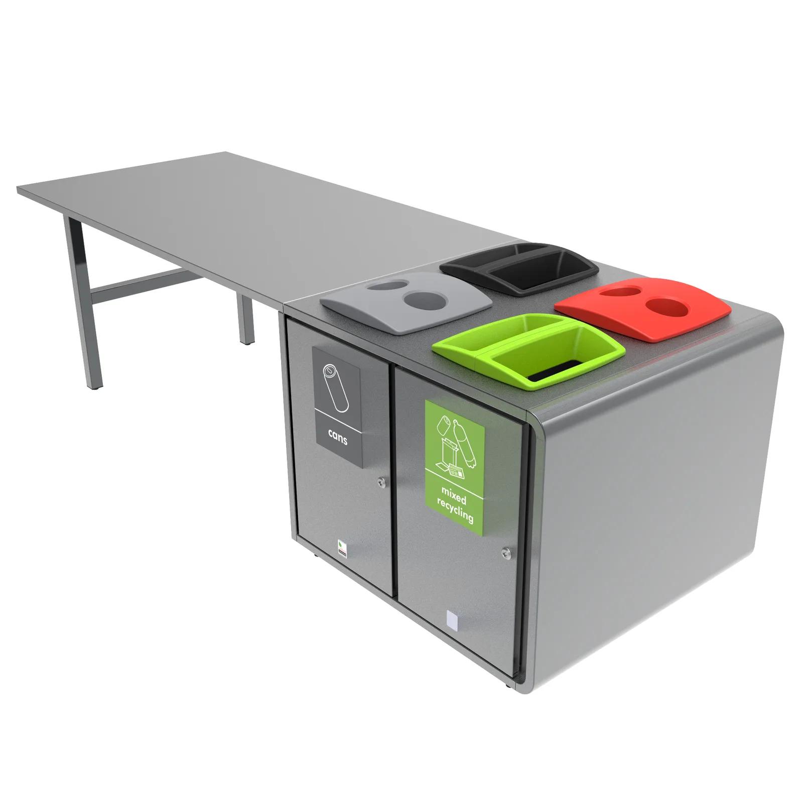 Leafield Constellation Metal Recycling Bin Range