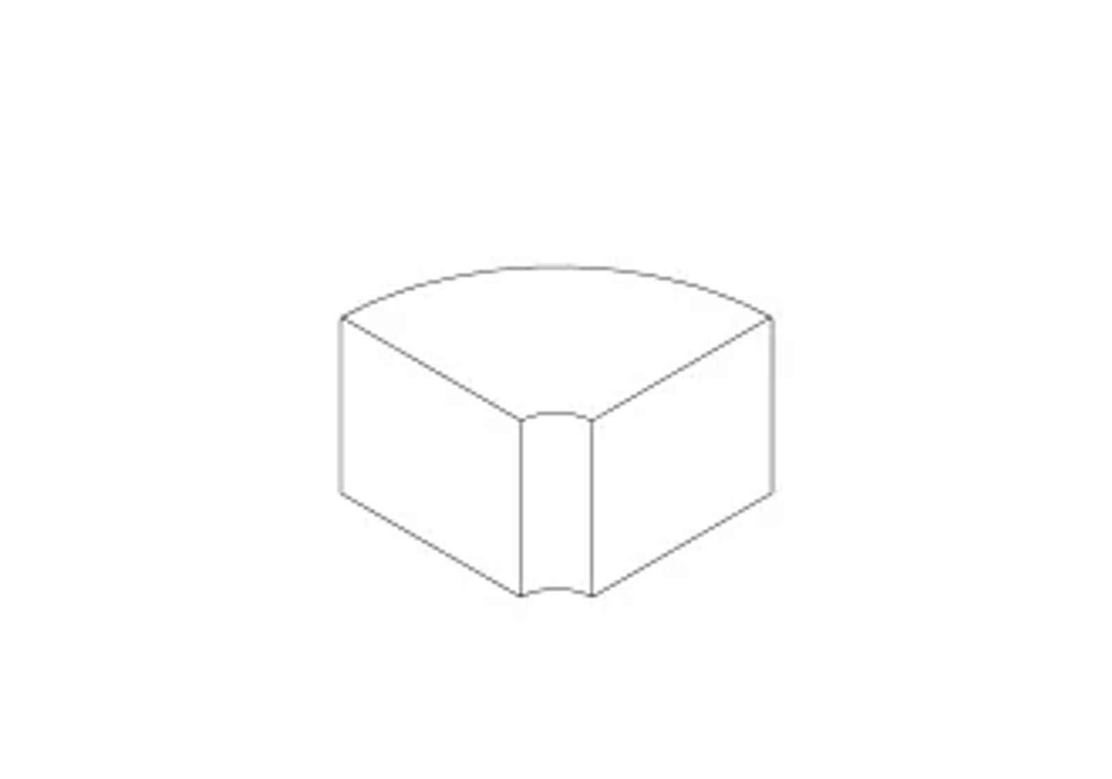 Model: box radius 90º