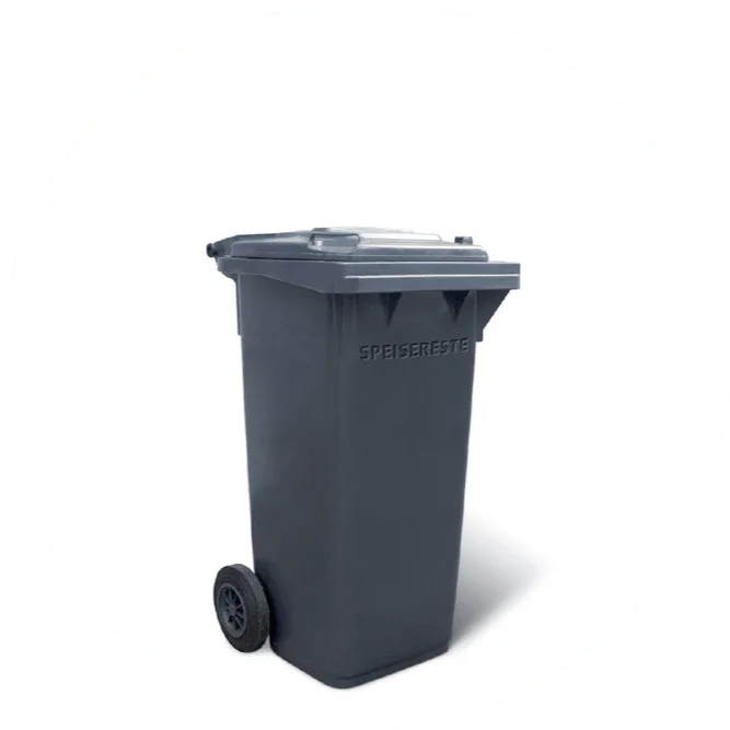 1. Delivery of a clean 120l food waste container.