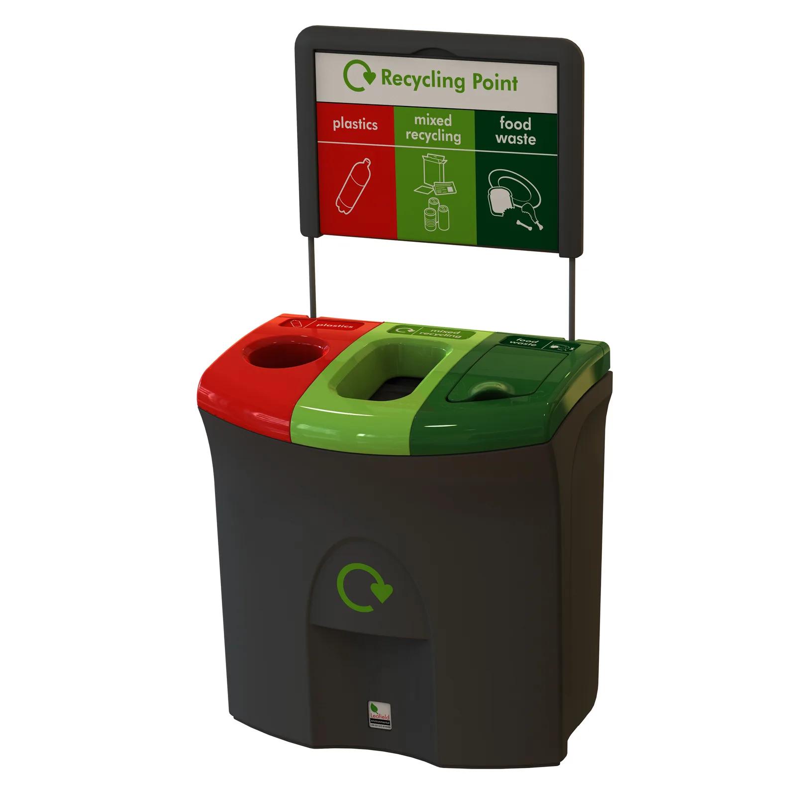 Leafield Meridian office recycling bin