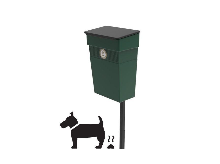 Regent dog-waste bin in a park