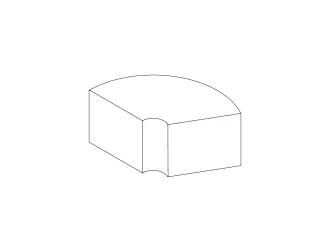 Model: box radius 120º