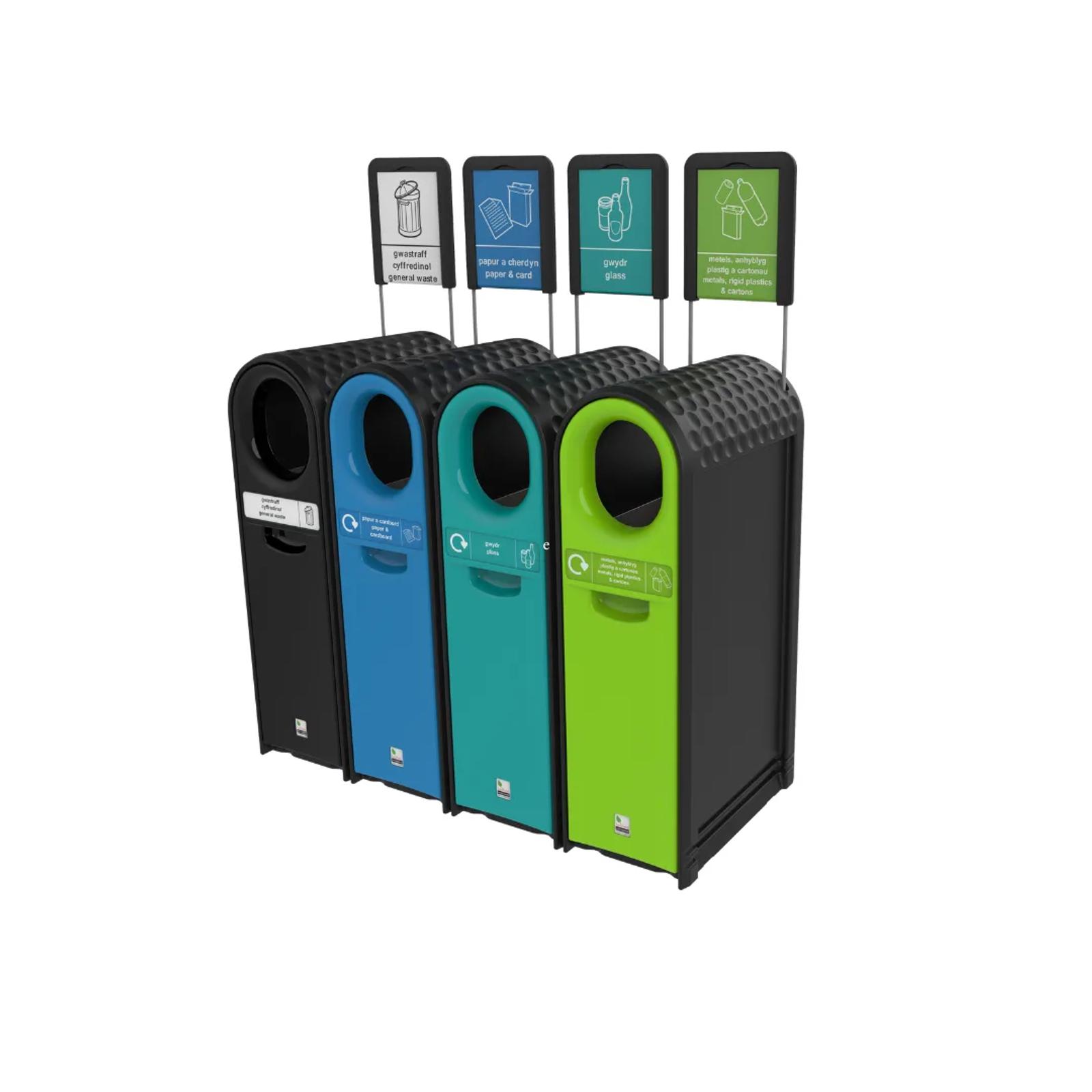 EcoArc Recycling bin welsh