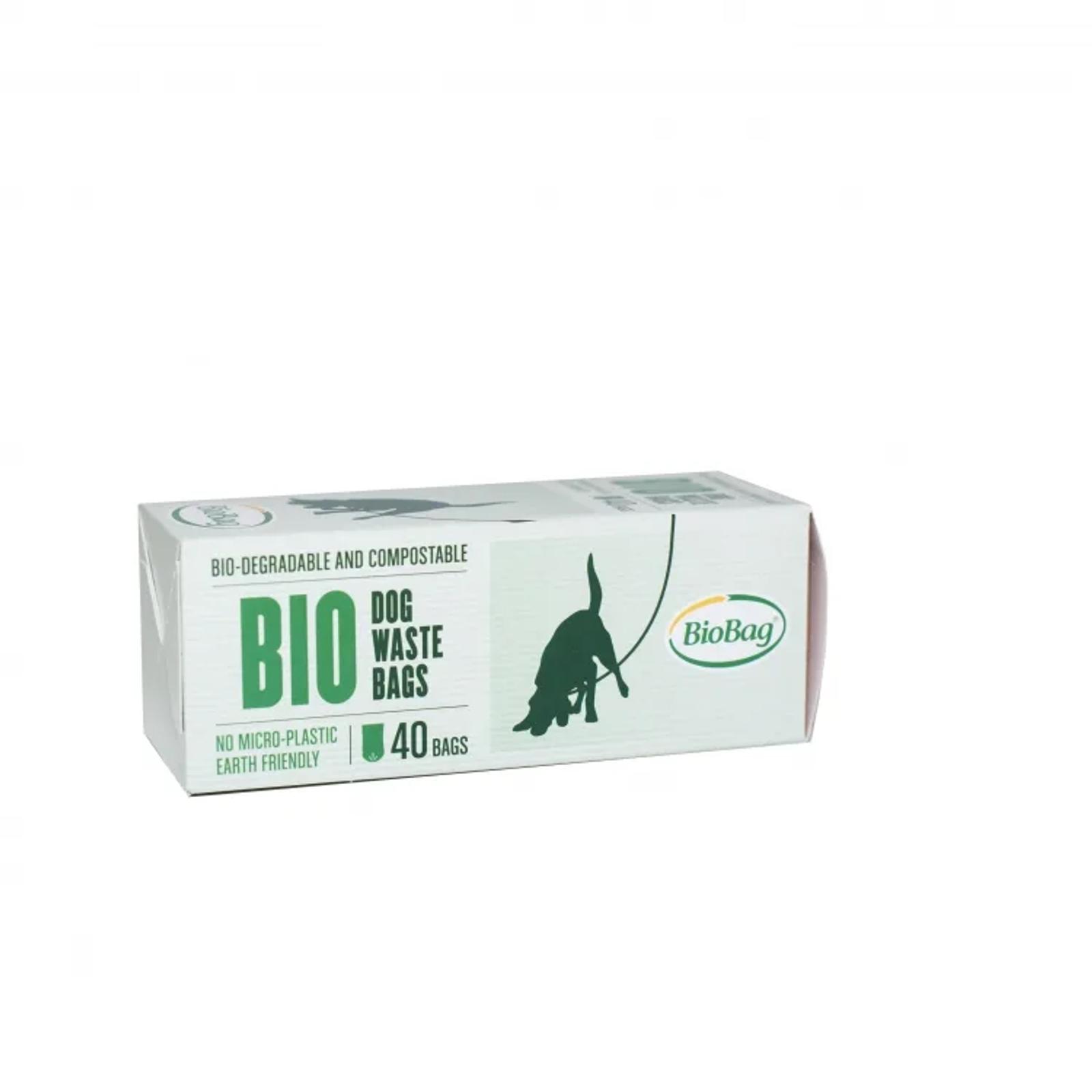 BioBag compostable dog waste bags (40 pcs)