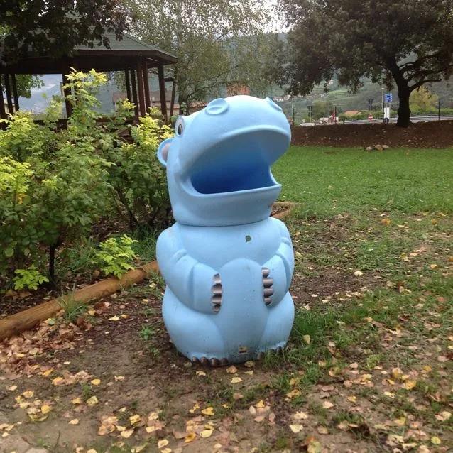 Leafield Hippo Novelty Bin