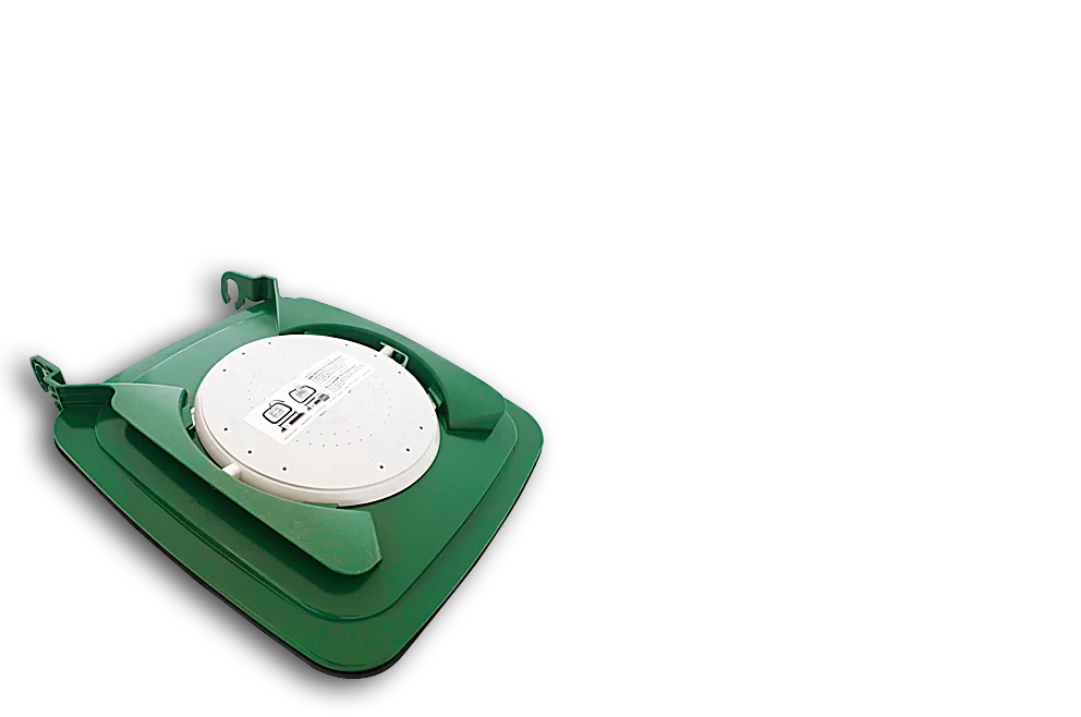 clip-bio-filter lid for food waste bins