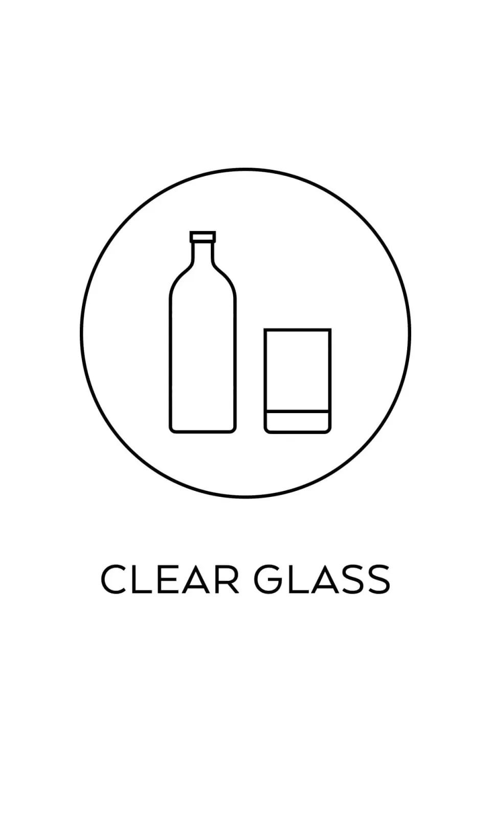 Symbol clear glass