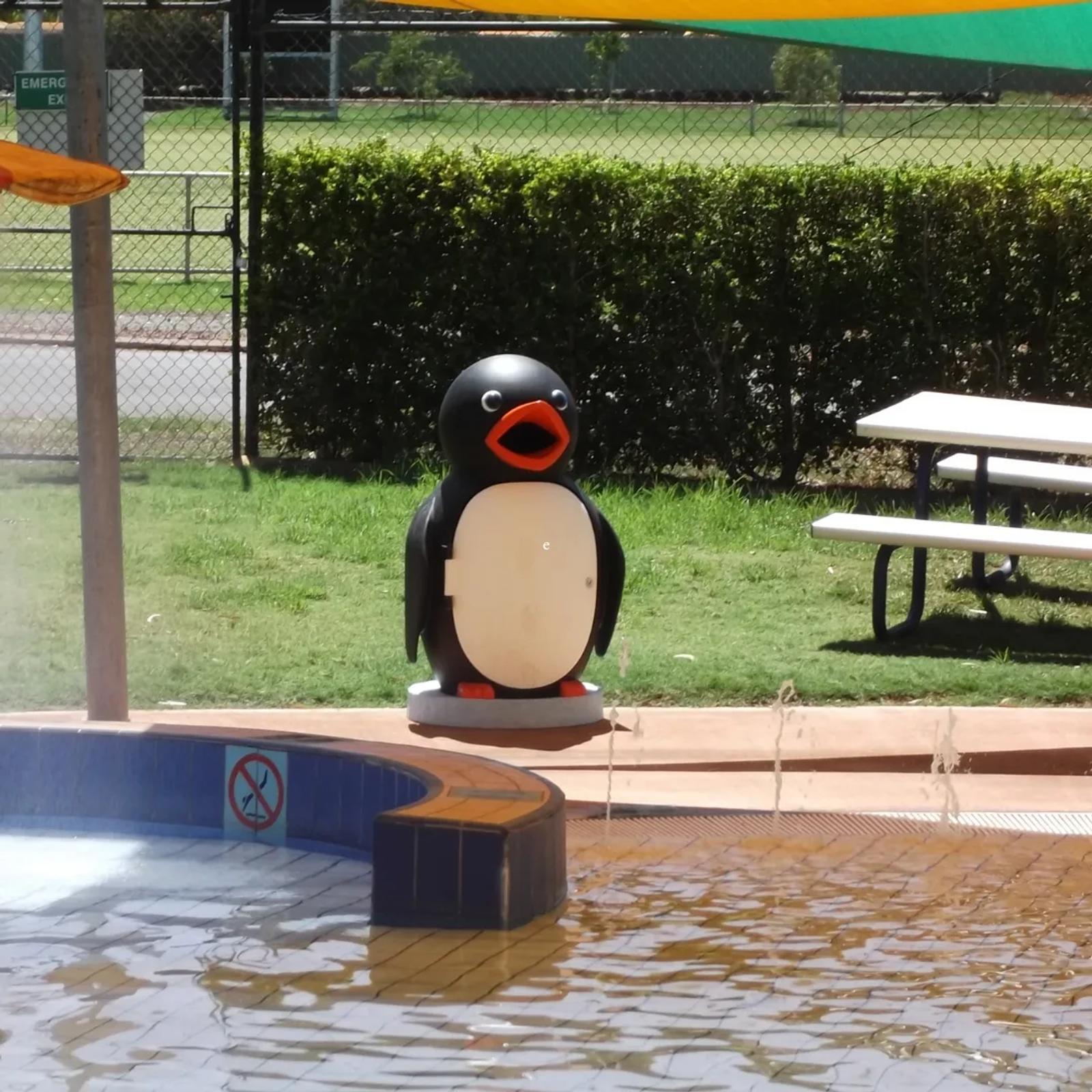 bird novelty litter bins