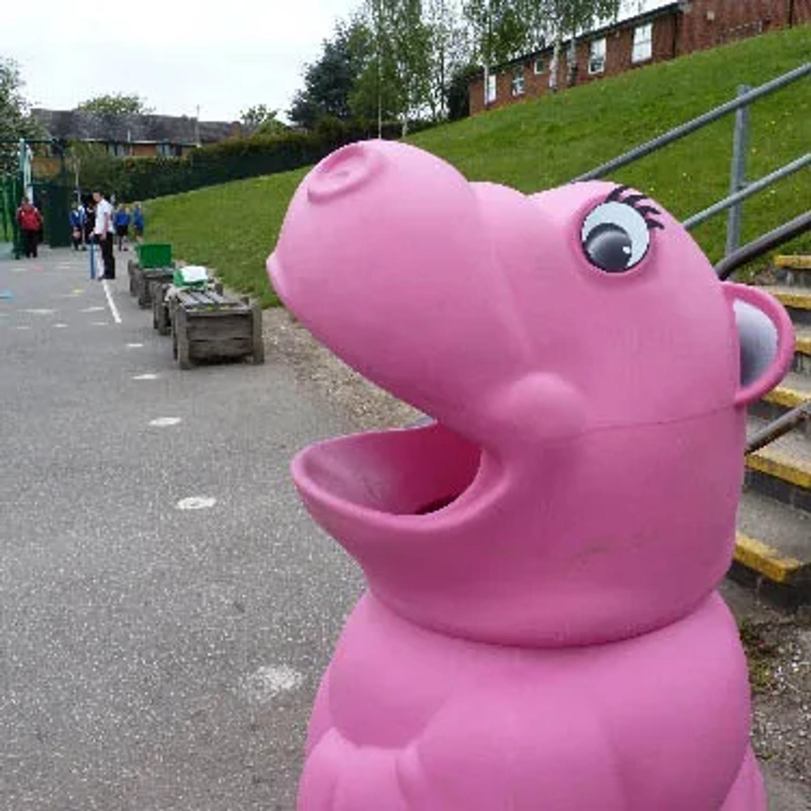 Leafield Hippo Novelty Bin