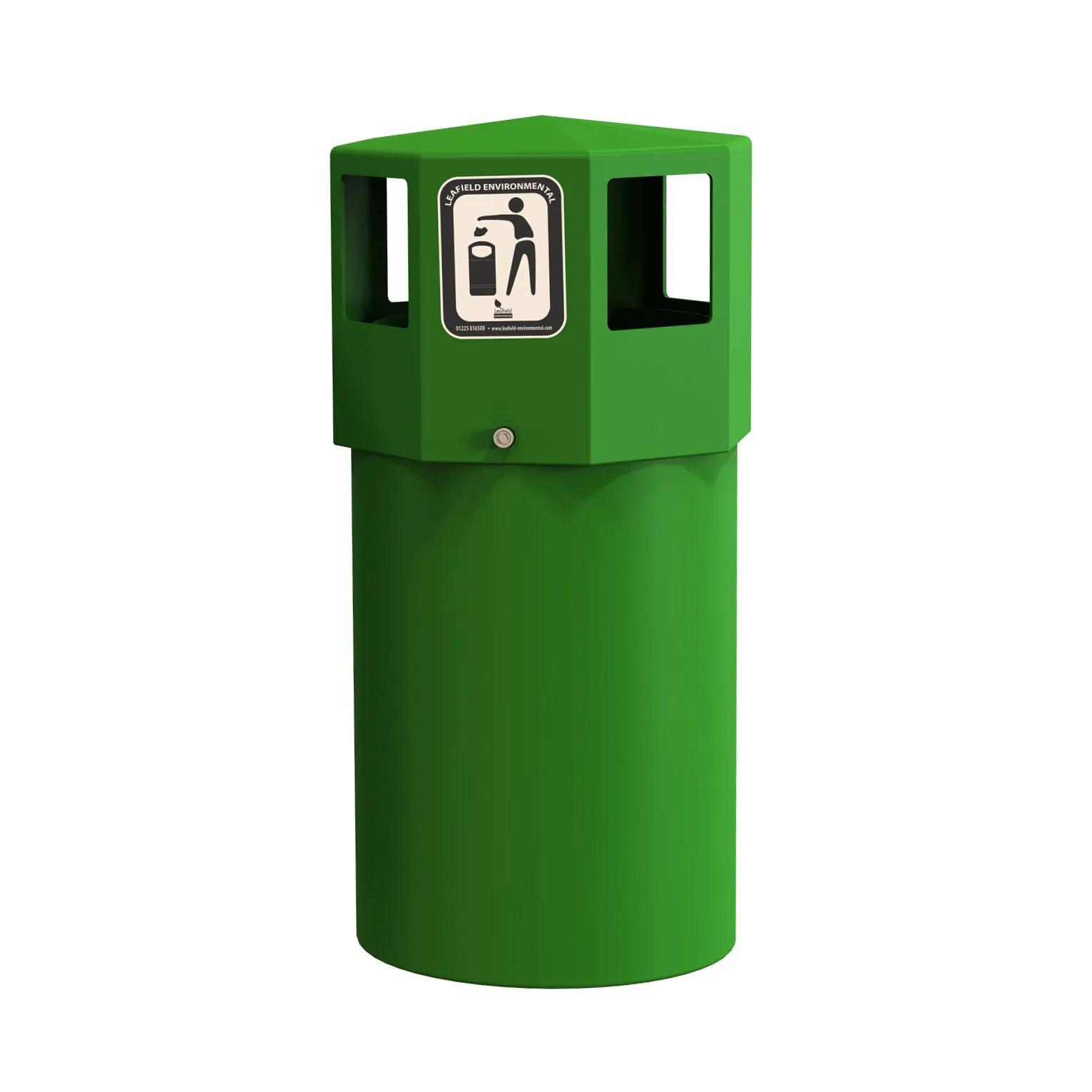 Leafield Octaplus Litter Bin