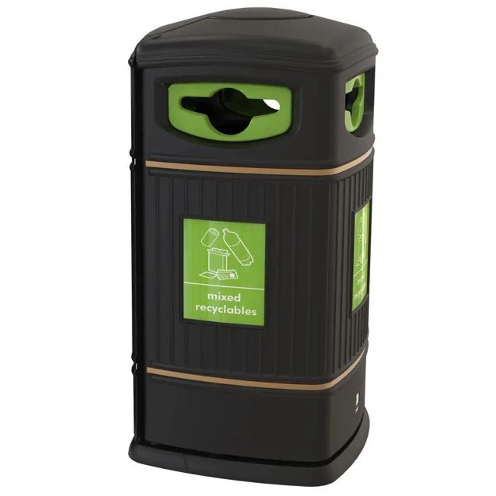 Leafield Heritage Square Street Litter Bin