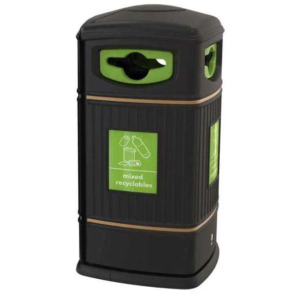 Leafield Heritage Square Street Litter Bin