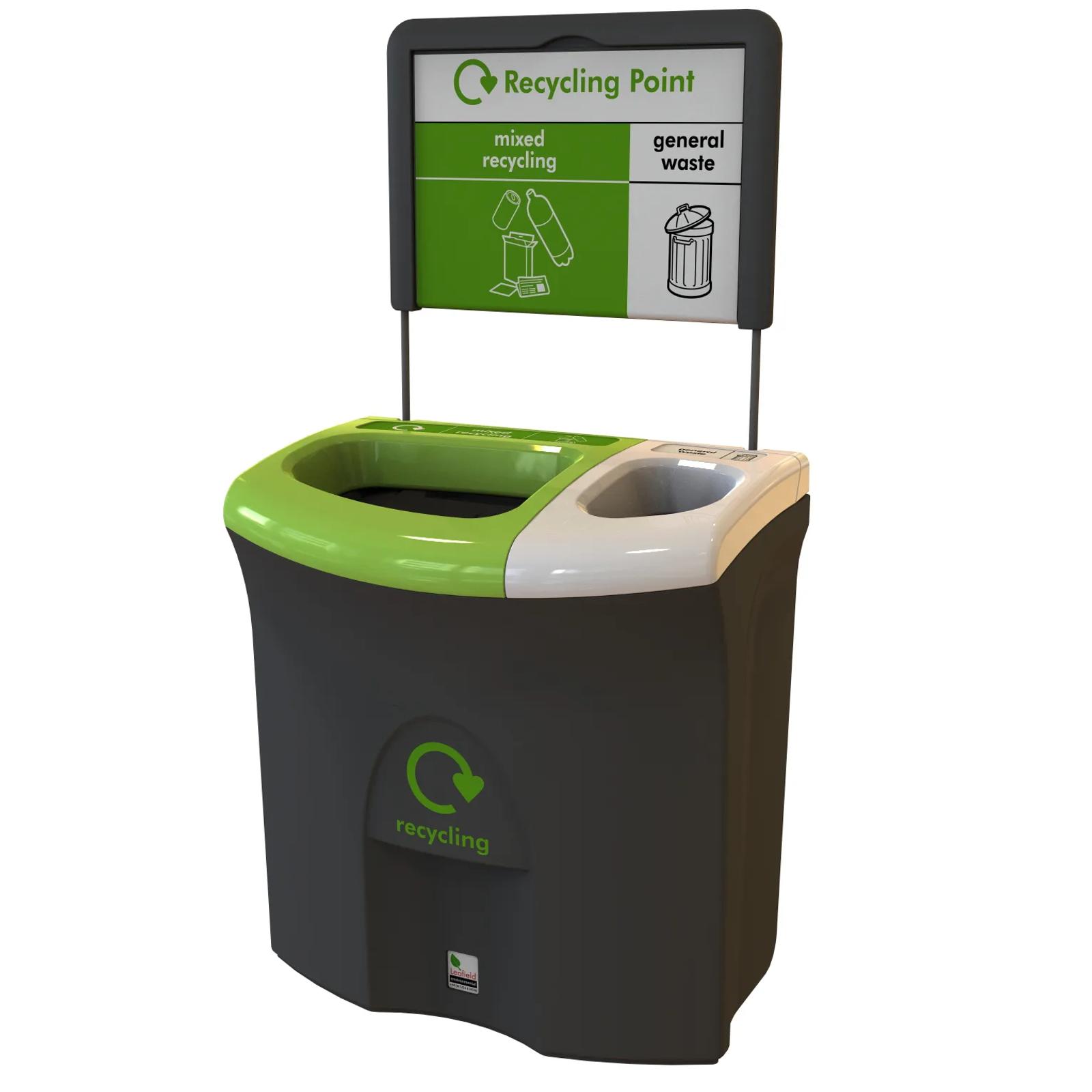 Leafield Meridian office recycling bin