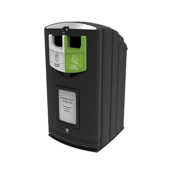 Leafield Envirobank Split 310 Recycling Bin