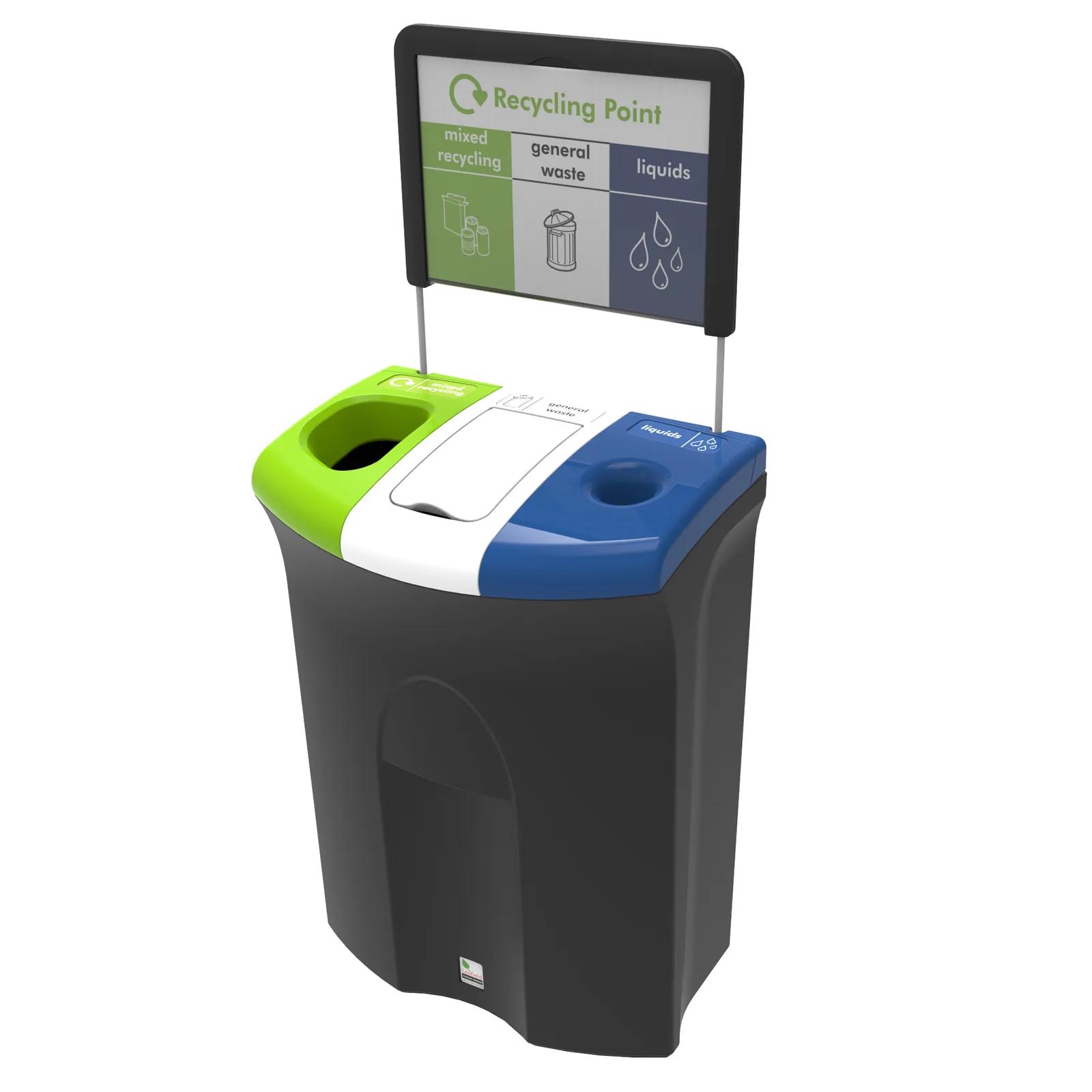 Leafield Meridian office recycling bin