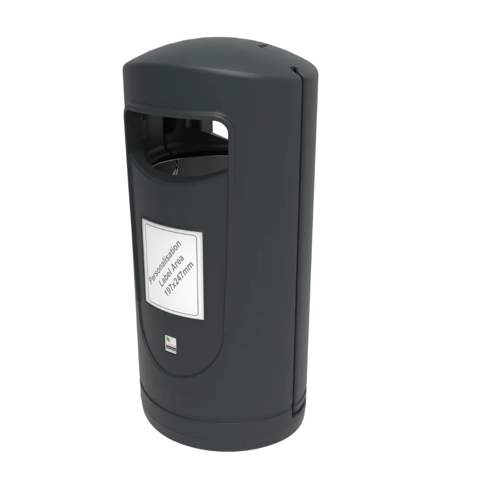 Consort Oval front door opening litter bin 6