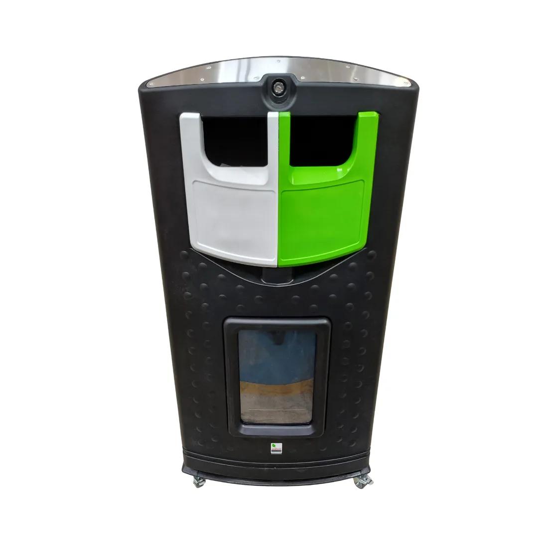 Leafield Envirobank Split 310 Recycling Bin