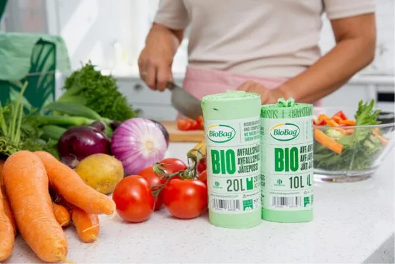 BioBag compostable bin bags with handles 20L (20 pcs)