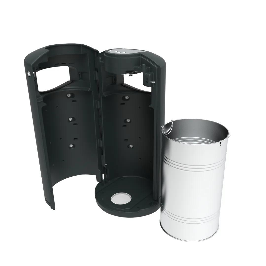 Consort Oval front door opening litter bin 6