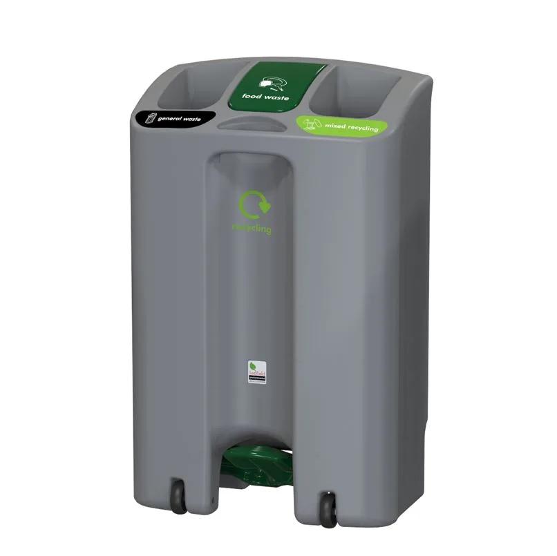 Leafield EnviroStep Triple Recycling Bin