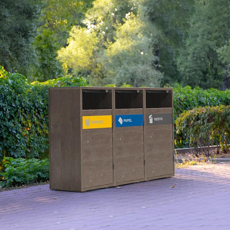punto de recilaje en parques