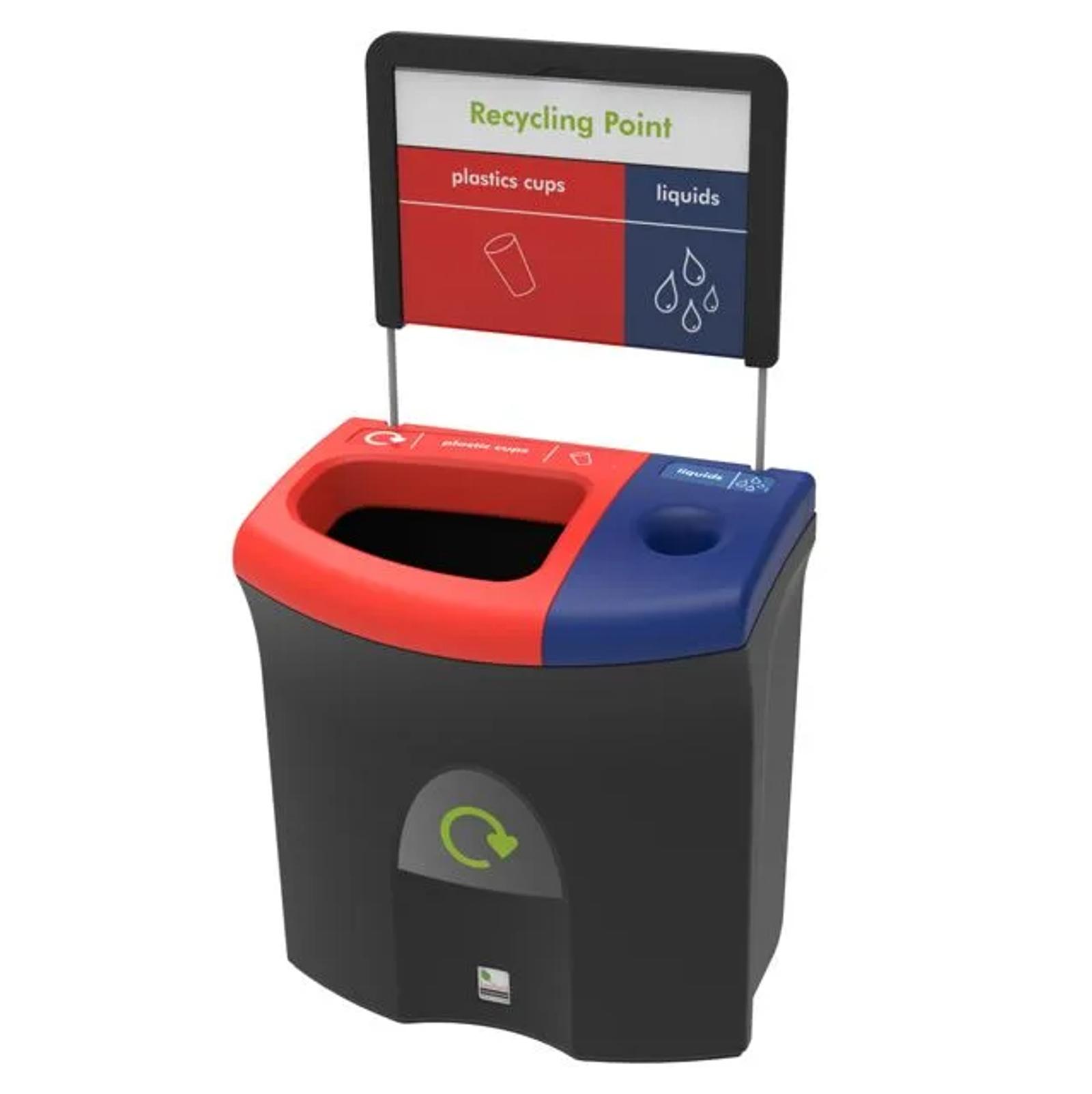 Leafield Meridian office recycling bin