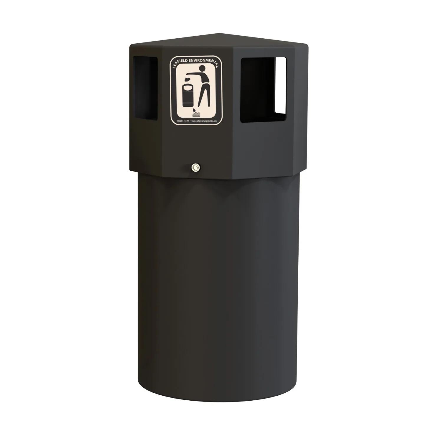 Leafield Octaplus Litter Bin