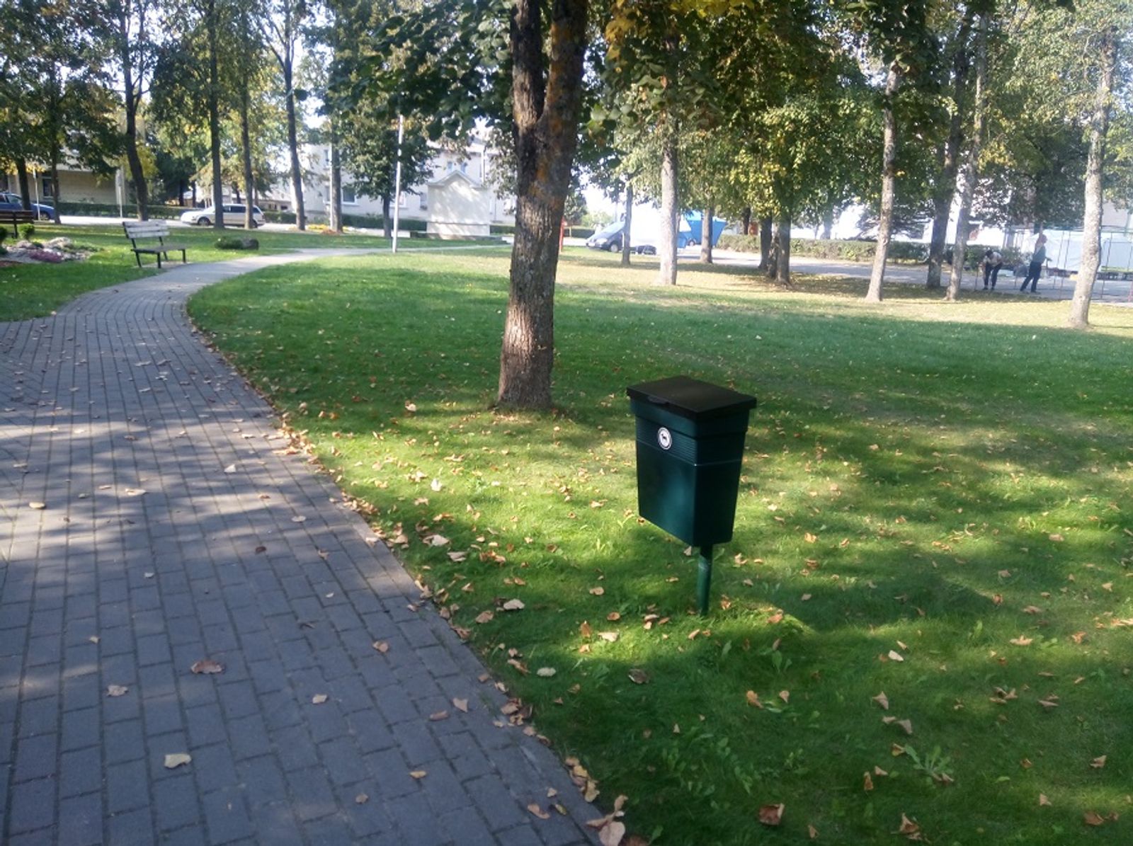 Regent dog-waste bin installed on a street