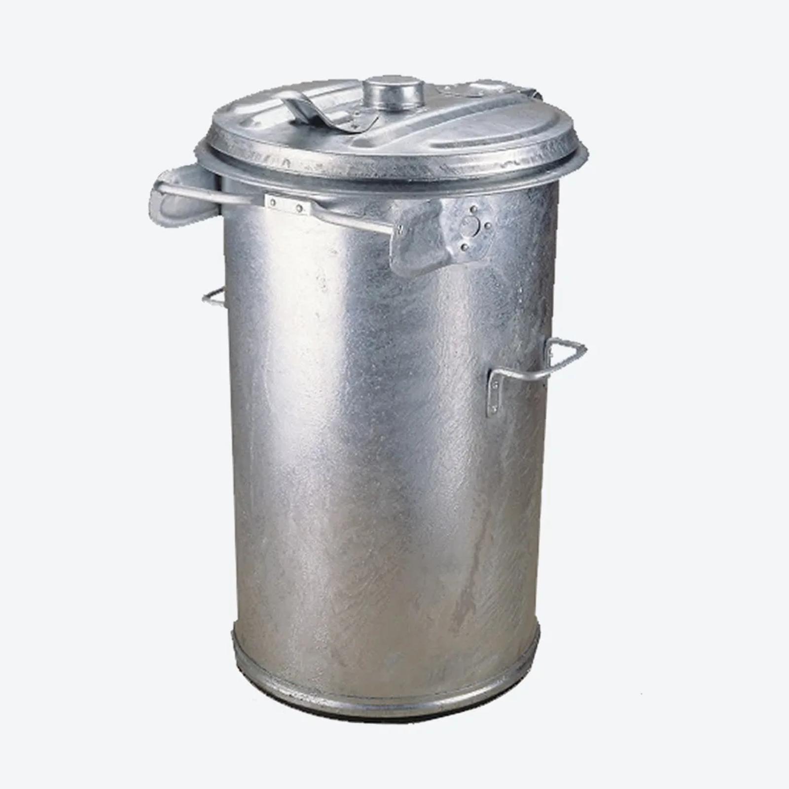 Waste Bin Made of Galvanized Steel 90 L