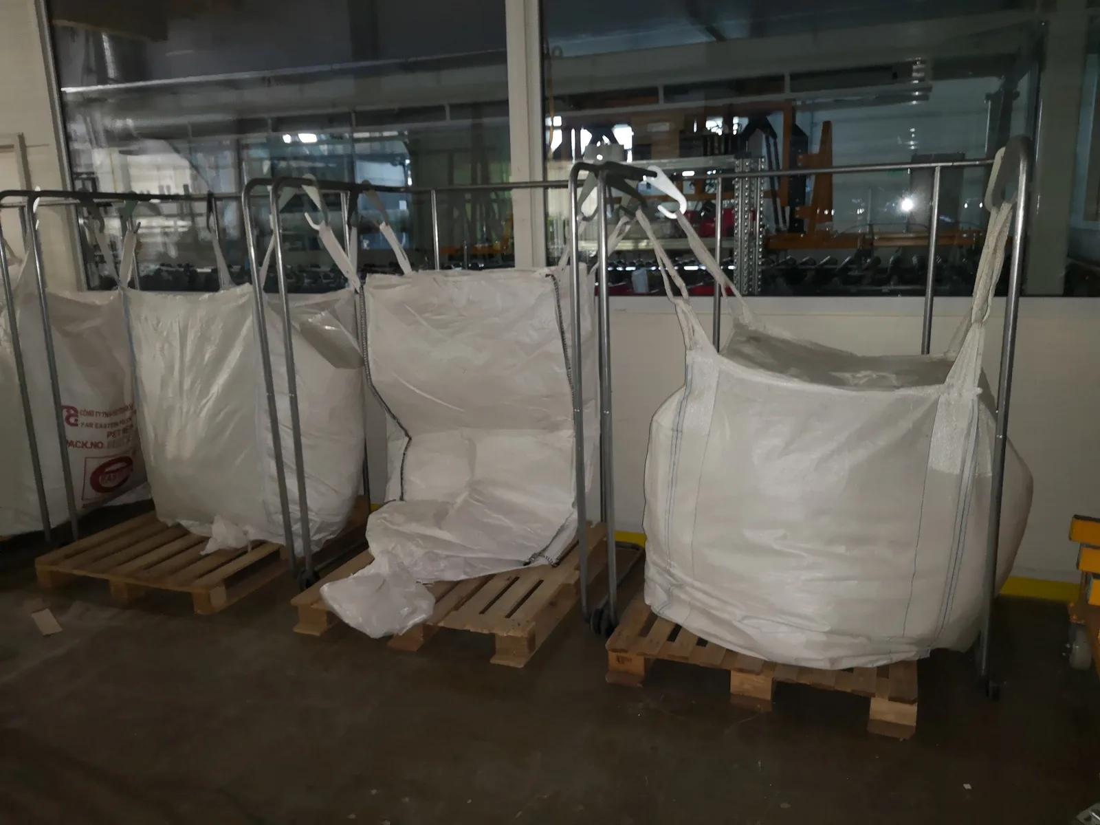 Glass processing - BigBag holder