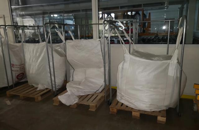 Glass processing - BigBag holder