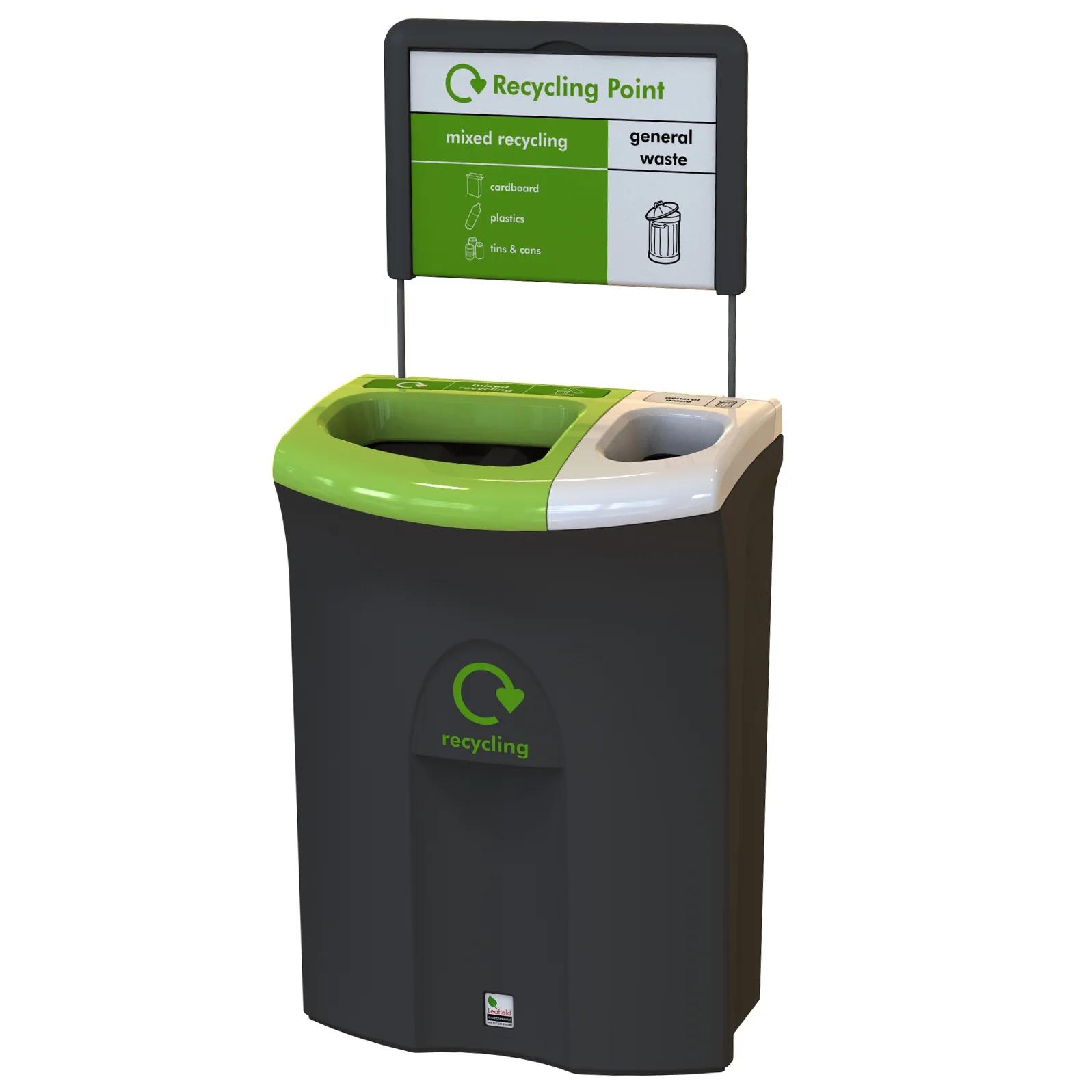 Leafield Meridian office recycling bin