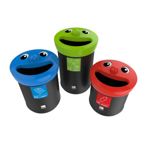 Leafield Smiley Face Novelty Bins