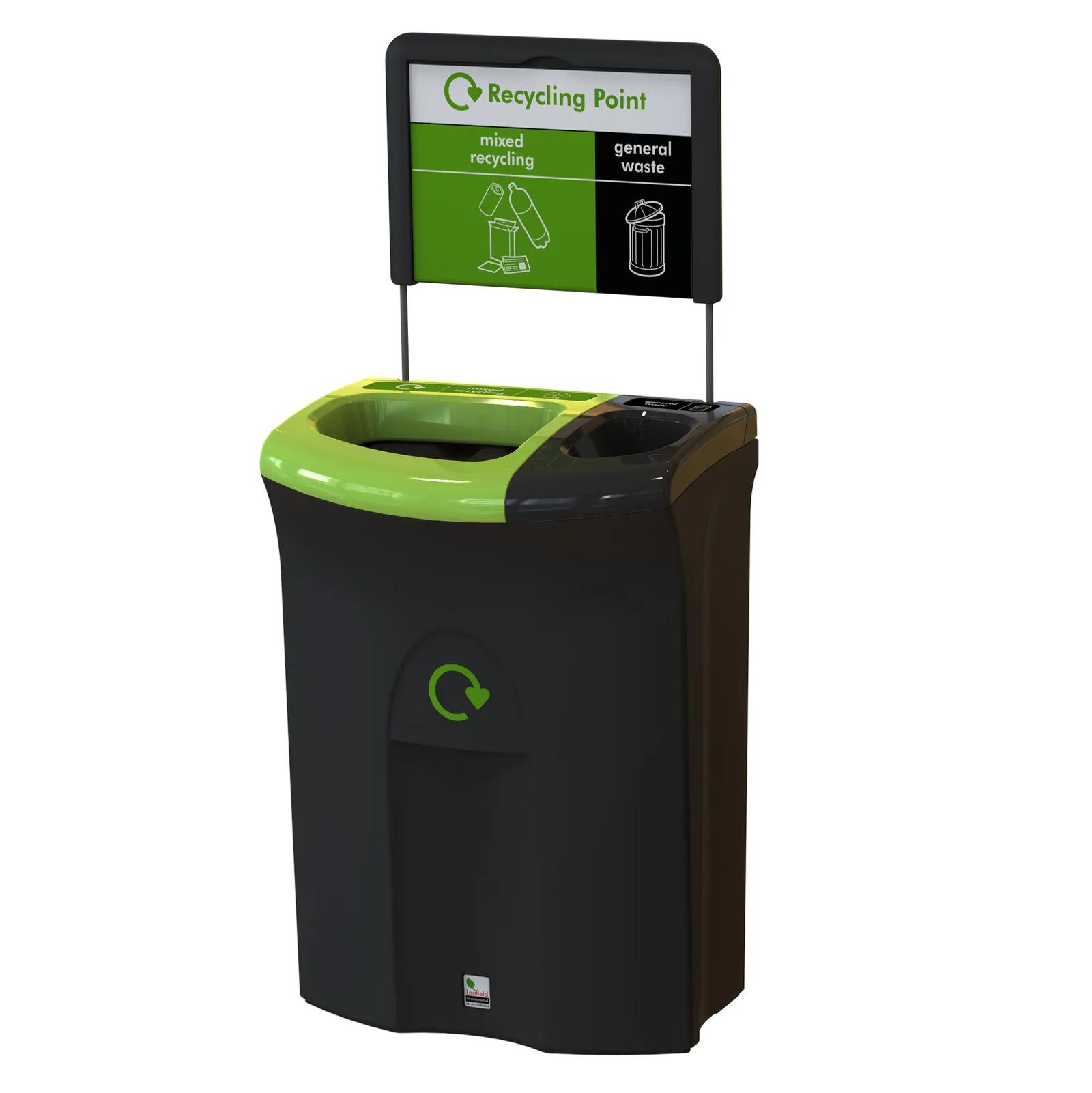 Leafield Meridian office recycling bin